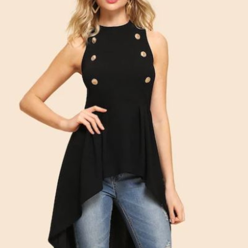 SHEIN highlow top